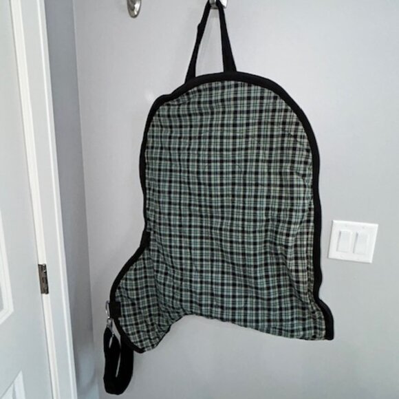 EUC Plaid Eng Saddle & Bridle Padded/Lined Carry Storage Cover Bag Baker-like - Picture 6 of 11